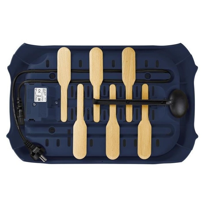 TEFAL PY559401 Crep'Party Colormania Crepier, 6 mini crepes, Fonction