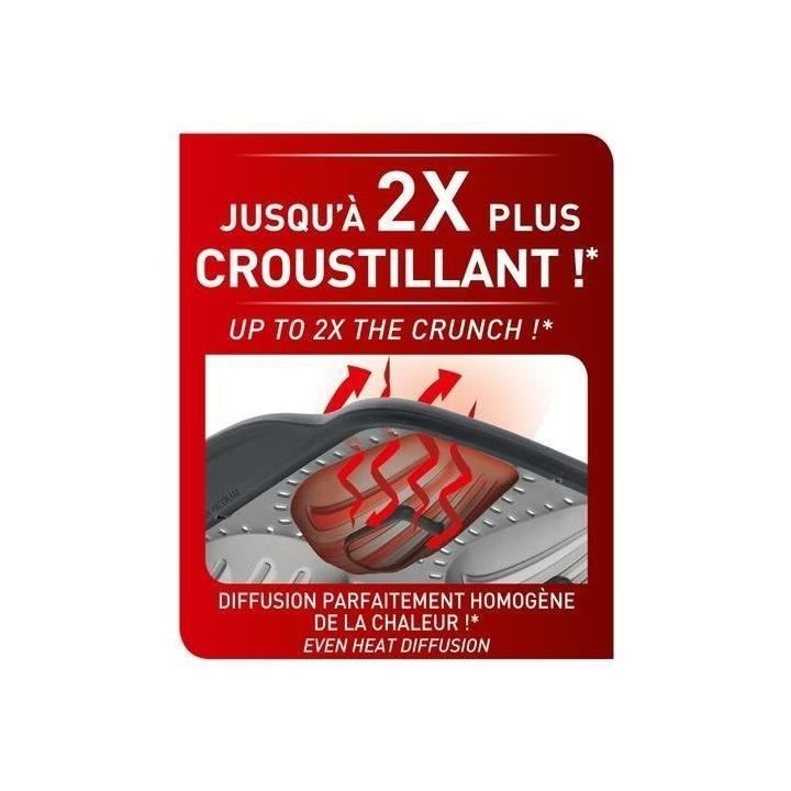 TEFAL Moule 24 minis madeleines Crispybake - Silicone - 30x29 cm