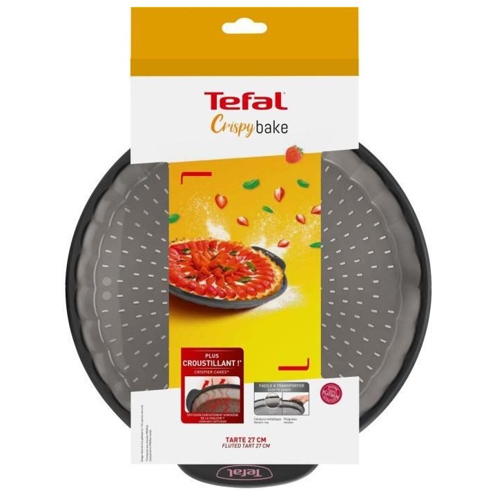 TEFAL Moule a tarte Crispybake - Silicone - 28 cm