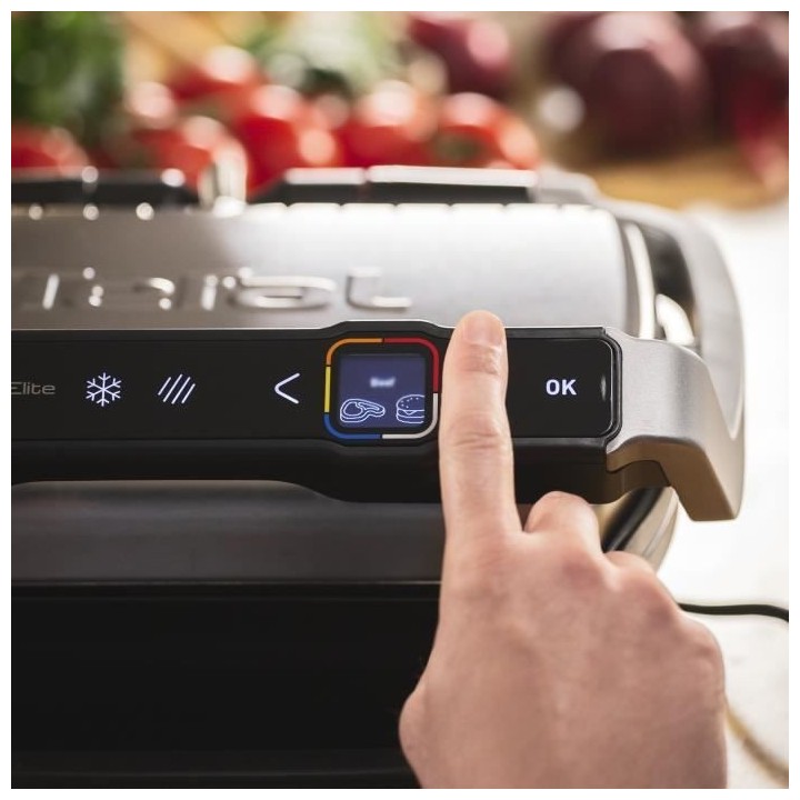TEFAL GC750D12 Optigrill Elite Grill électrique, Technologie breveté