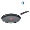 TEFAL B5541102 Easy Cook & Clean Poele a crepe 28 cm, Tous feux sauf induction, Antiadhésif sûr, Thermo-Signal™, Fabriqué e