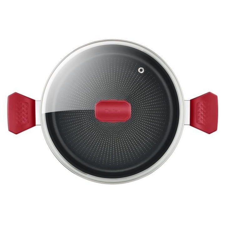 TEFAL G2734602 DAILY CHEF Faitout 24cm, Induction, Résistante, Antiad