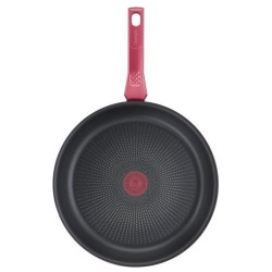 TEFAL G2730602 DAILY CHEF Poele 28cm, Induction, Résistante, Antiadhésive, Facile a nettoyer, Saine, Fabriquée en France