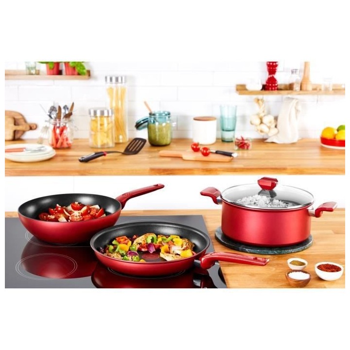 TEFAL G2730602 DAILY CHEF Poele 28cm, Induction, Résistante, Antiadh