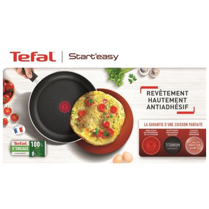 TEFAL C2679002 START'EASY Set 6 pieces revetement anti-adhésif, compa