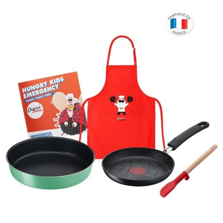 CHEFCLUB BY TEFAL E5119002 Urgence enfants affamés : Poele a crepe, M