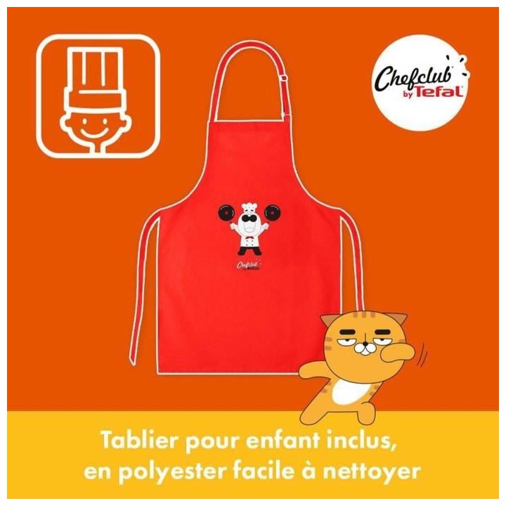 CHEFCLUB BY TEFAL E5119002 Urgence enfants affamés : Poele a crepe, M