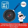 CHEFCLUB BY TEFAL G805S304 Food & The Gang :Poele 24cm + Hachoir manuel 5sec 500ml + Plaque a pizza 34cm +livret recettes.