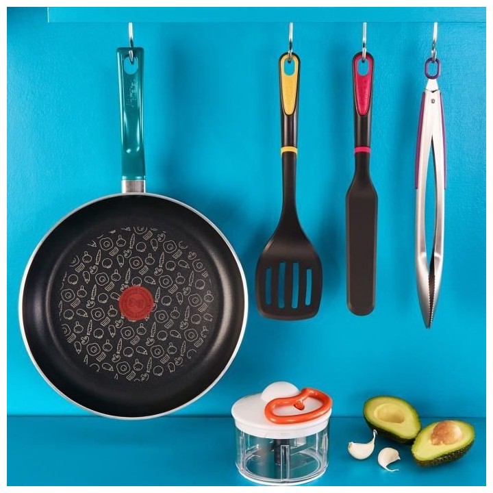 CHEFCLUB BY TEFAL G805S304 Food & The Gang :Poele 24cm + Hachoir manue