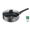 TEFAL G2873202 La Recyclée sauteuse 24cm+Couvercle, 100% Aluminium recyclé, revetement anti-adhésif, tous feux dont induction