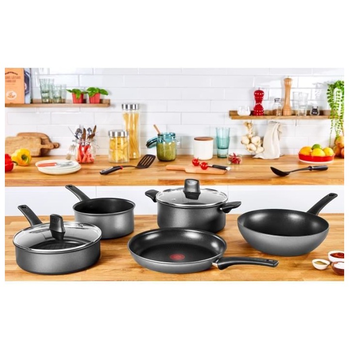 TEFAL G2873202 La Recyclée sauteuse 24cm+Couvercle, 100% Aluminium re