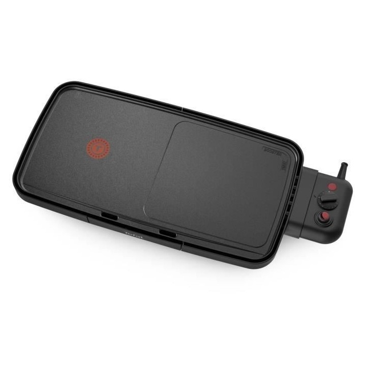 TEFAL CB642810 Plancha électrique Booster, Chauffe rapide, Deux zones