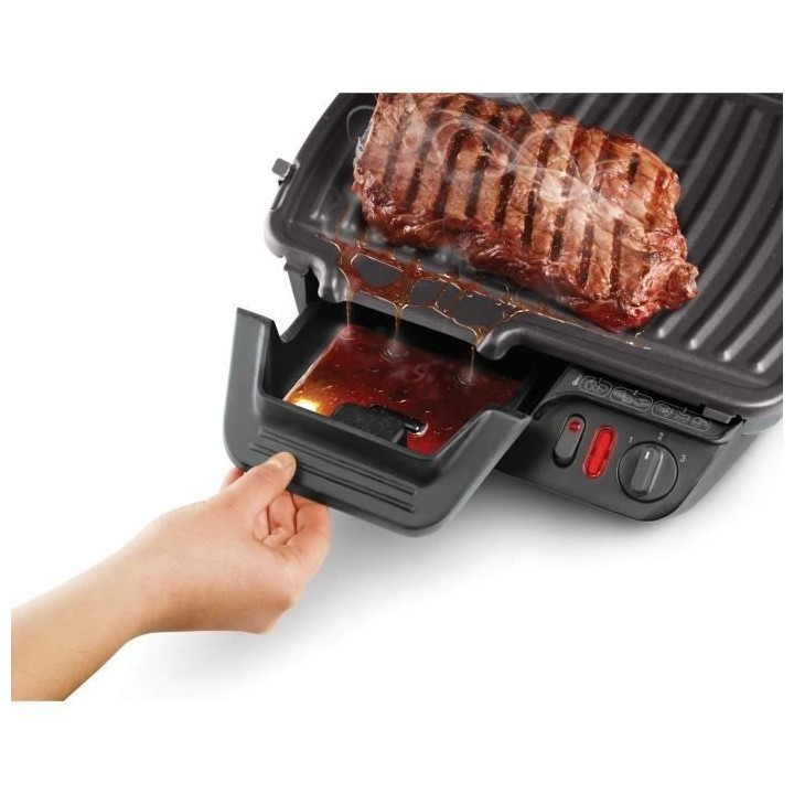 Tefal GC305012 Compact Grill, Grill électrique 2 positions, Plaques a