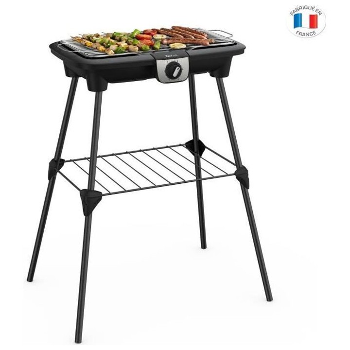 Tefal BG921812 EasyGrill XXL Barbecue électrique sur pieds, Large sur