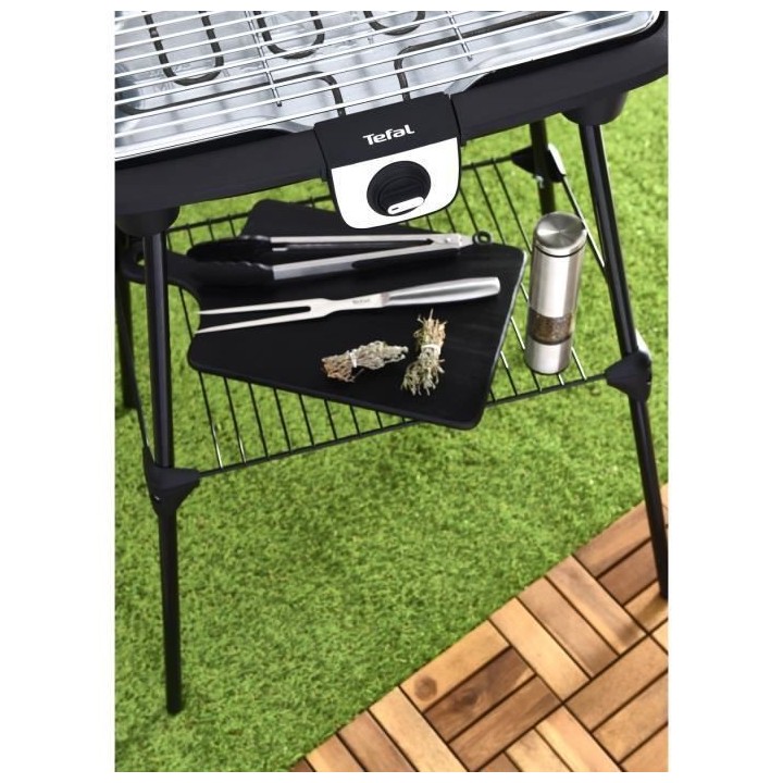 Tefal BG921812 EasyGrill XXL Barbecue électrique sur pieds, Large sur