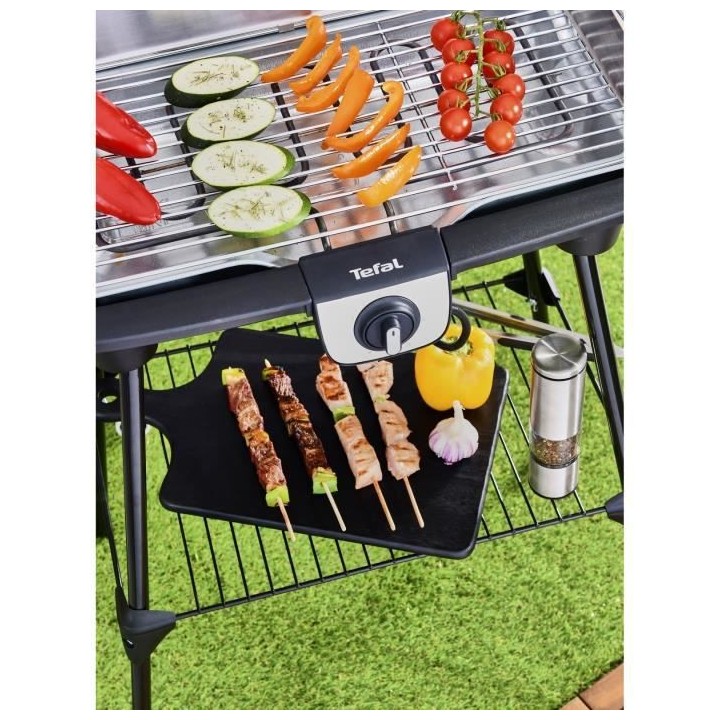 Tefal BG921812 EasyGrill XXL Barbecue électrique sur pieds, Large sur