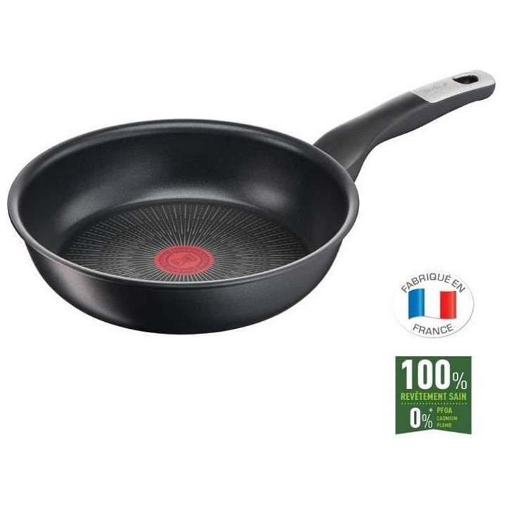 TEFAL G2550402 Poele 24 cm UNLIMITED Tous feux dont induction - Fabric
