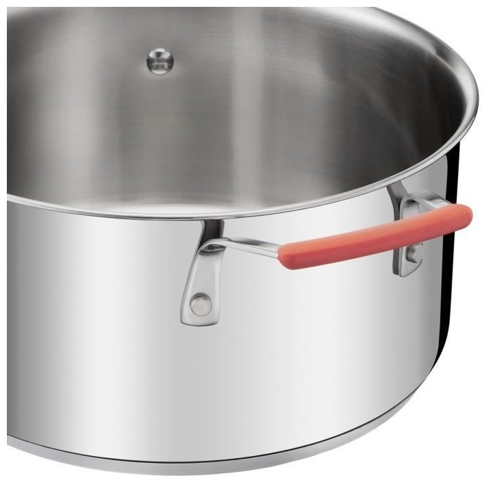 TEFAL G720S604 Opti'Space Batterie de cuisine 6 p, Faitouts + poeles,