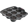 TEFAL J4174714 CRISPYBAKE Moule 9 muffins silicone rétractable 30X29 cm