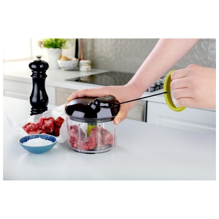 TEFAL K1321224 Kit hachoir 5 secondes 900 ml + lame glace pilée, Hach