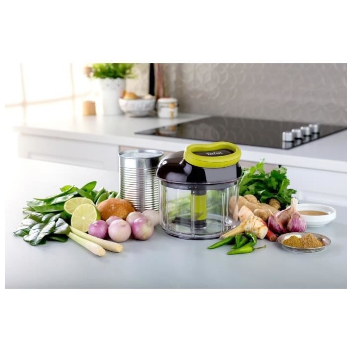 TEFAL K1321224 Kit hachoir 5 secondes 900 ml + lame glace pilée, Hach