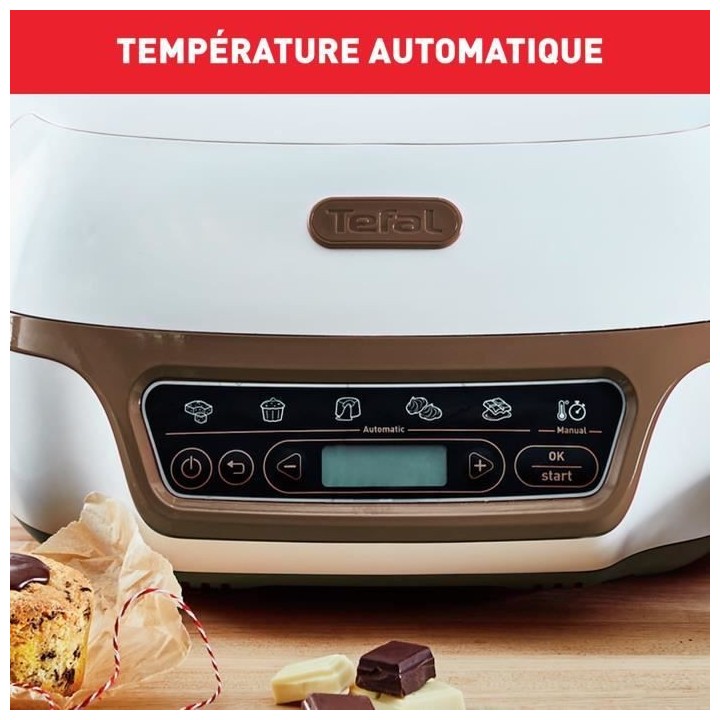 TEFAL KD802112 Cake Factory Machine a gâteaux intelligente, Appareil