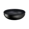 TEFAL L3971902 Ingenio Eco Resist Poele wok 28 cm poignée non incluse, antiadhésif, fabriqué en France, tous feux dont induct