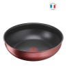 TEFAL L3987702 INGENIO DAILY CHEF Wok 26 cm antiadhésive, tous feux dont induction