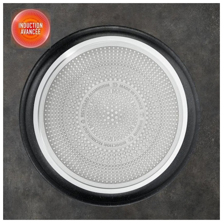 TEFAL INGENIO L3999402 Black Stone Set de 10 pieces, Antiadhésif, Ind