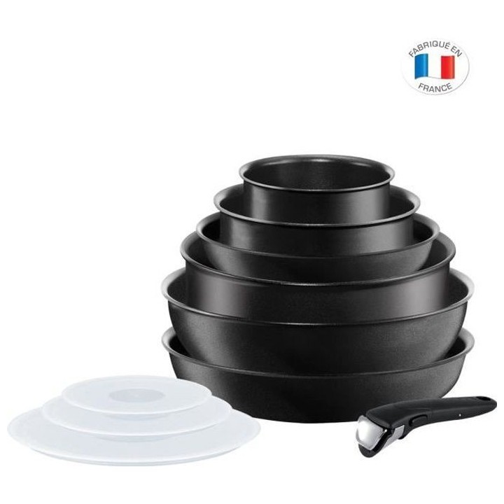 TEFAL L6549302 Ingenio Performance Batterie de cuisine 10 p, Induction