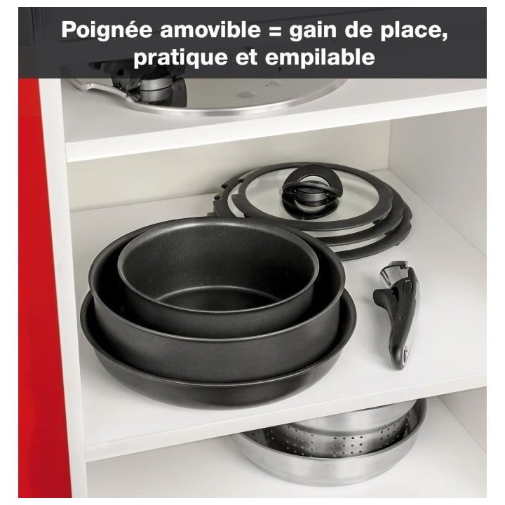 TEFAL L6549302 Ingenio Performance Batterie de cuisine 10 p, Induction