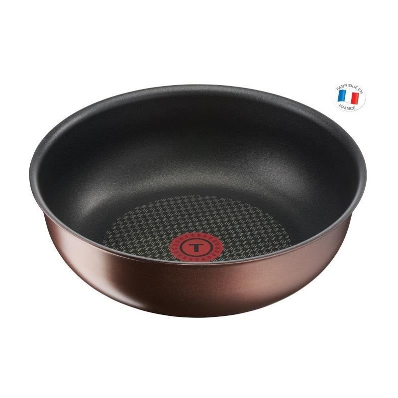 TEFAL L6757703 Poele wok 26 cm INGENIO ECO-RESPECT - Tous feux dont induction - poignée vendue séparément