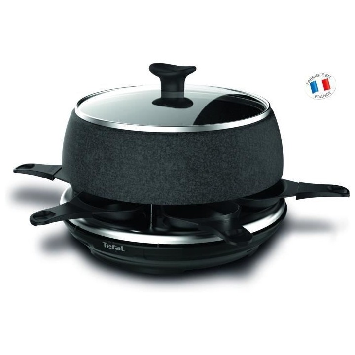 TEFAL RE12C812 Cheese'N'Co Appareil a Raclette, Fondue, Tartiflette, C
