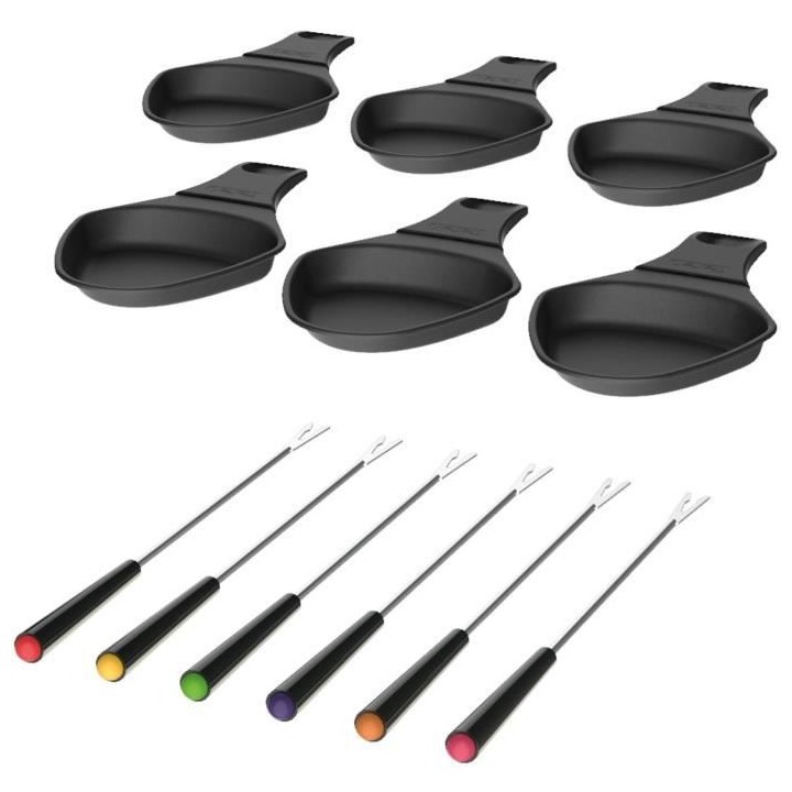 TEFAL RE12C812 Cheese'N'Co Appareil a Raclette, Fondue, Tartiflette, C