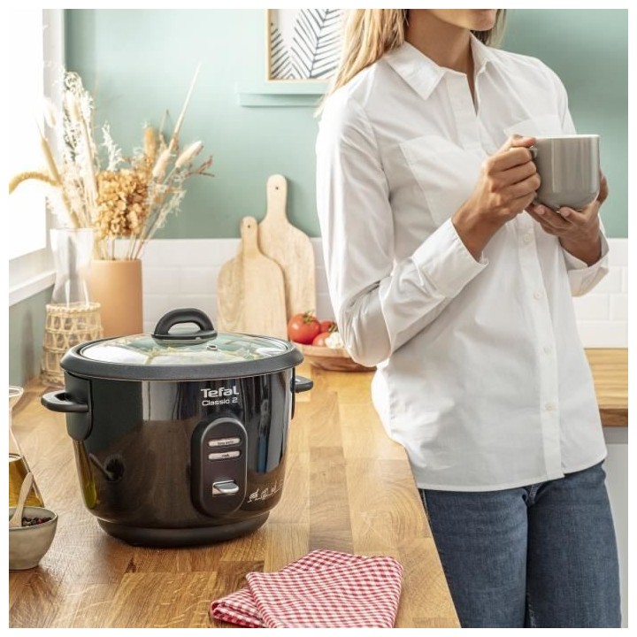 TEFAL RK102811 Classic 2 Cuiseur a Riz 1L - Cuve anti adhésive Arret