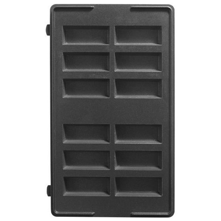 TEFAL Lot de 2 Plaques Mini Lingot - Snack Collection - XA801312