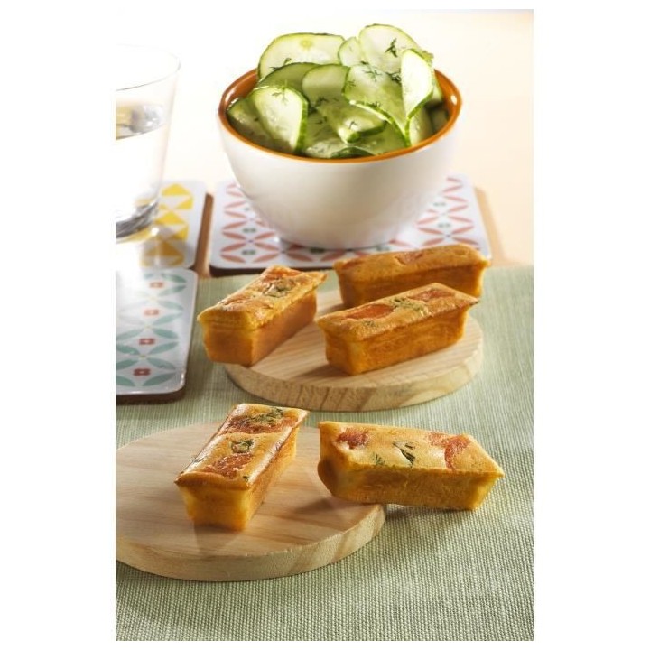 TEFAL Lot de 2 Plaques Mini Lingot - Snack Collection - XA801312