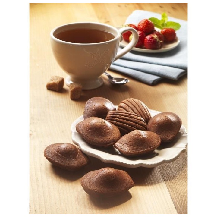 TEFAL Lot de 2 Plaques Mini Madeleines - Snack Collection - XA801512