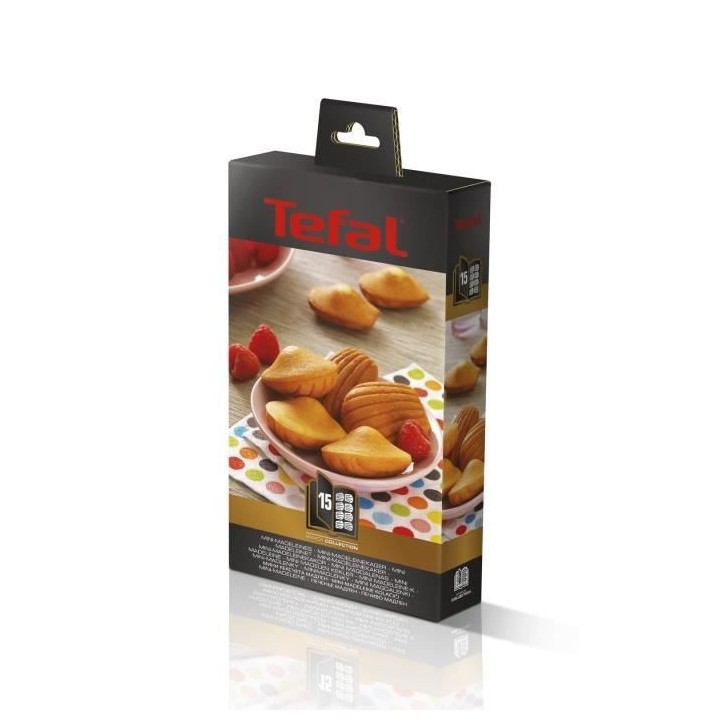 TEFAL Lot de 2 Plaques Mini Madeleines - Snack Collection - XA801512
