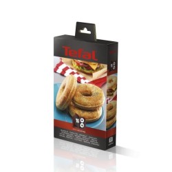 TEFAL Accessoires XA801612 Lot de 2 plaques bagels Snack Collection