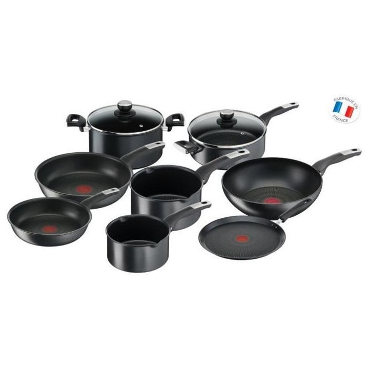 TEFAL YY4390FA Batterie de cuisine 10 pcs UNLIMITED - Antiadhésive -