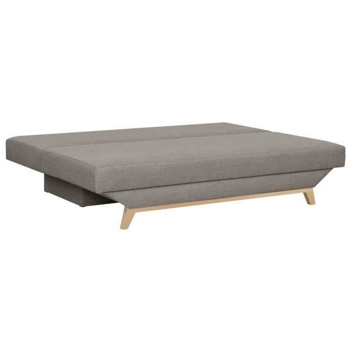 TEIJO Banquette convertible 3 places avec coffre de rangement - Tissu
