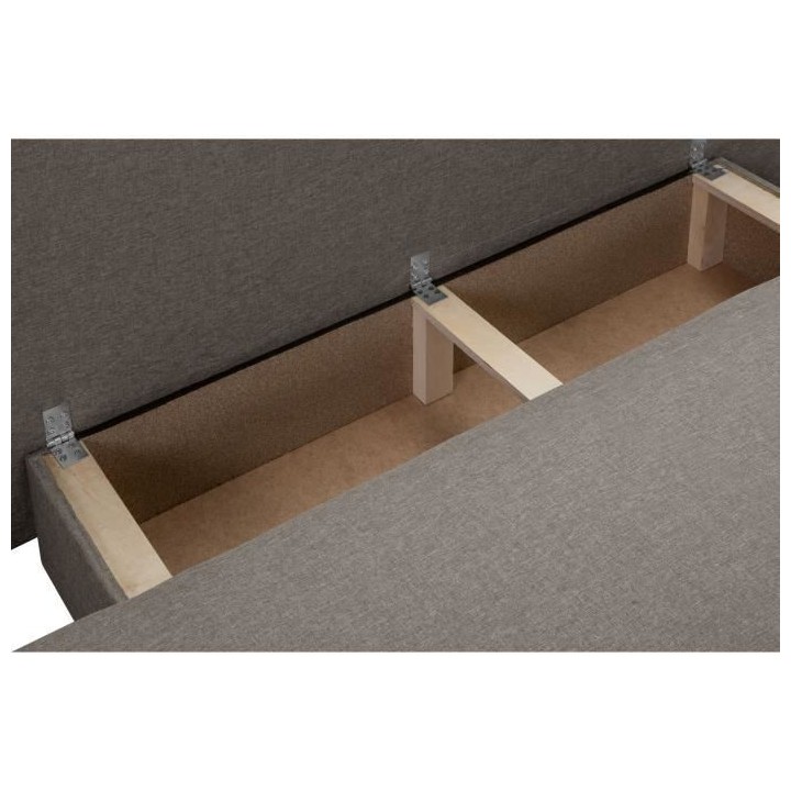 TEIJO Banquette convertible 3 places avec coffre de rangement - Tissu