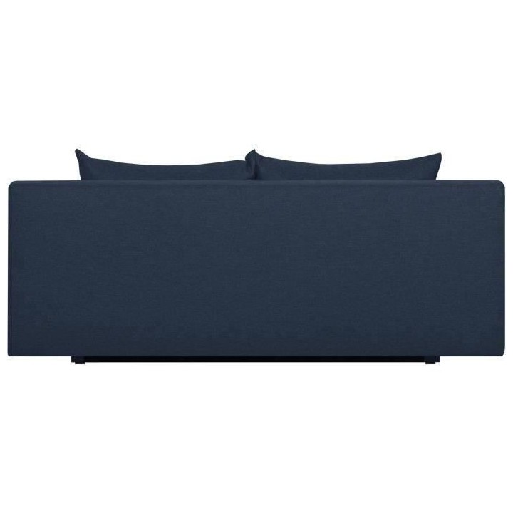 TEIJO Banquette convertible 3 places avec coffre de rangement - Tissu