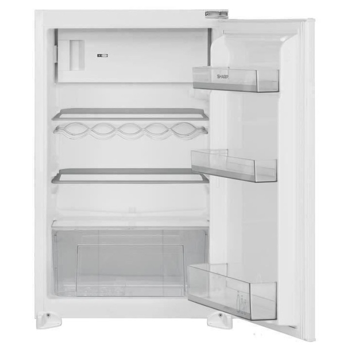 SHARP SJ-LF123M1X - Réfrigérateur Table Top - Encastrable - 121L (10