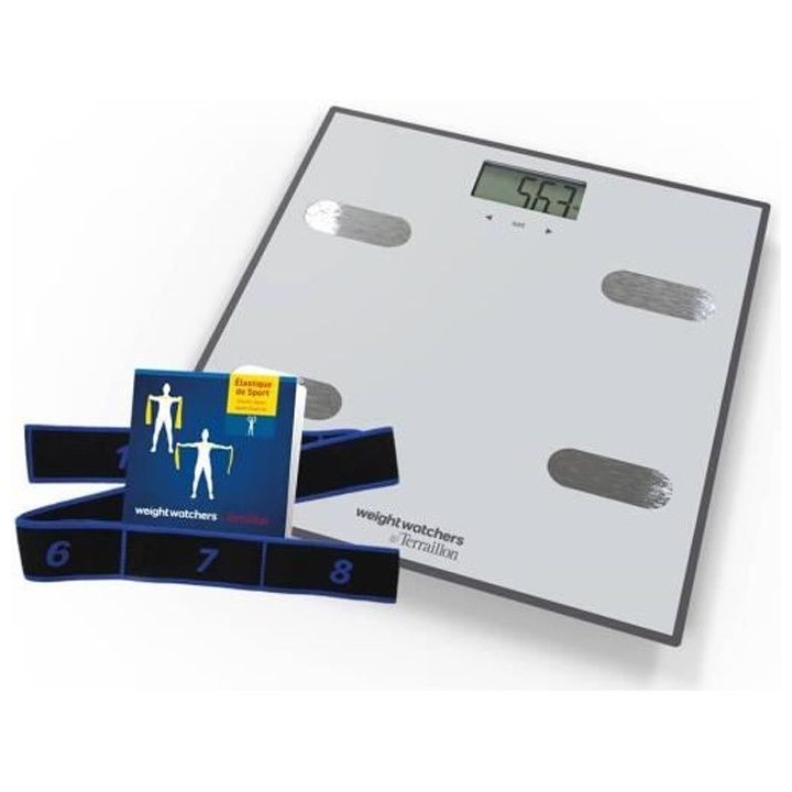 TERRAILLON - Pese personne EASY MOVE, IMC et Impédencemetre - Plateau