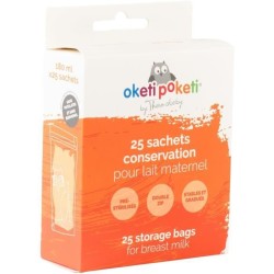 OKETI POKETI 25 SACHETS DE CONSERVATION DE LAIT