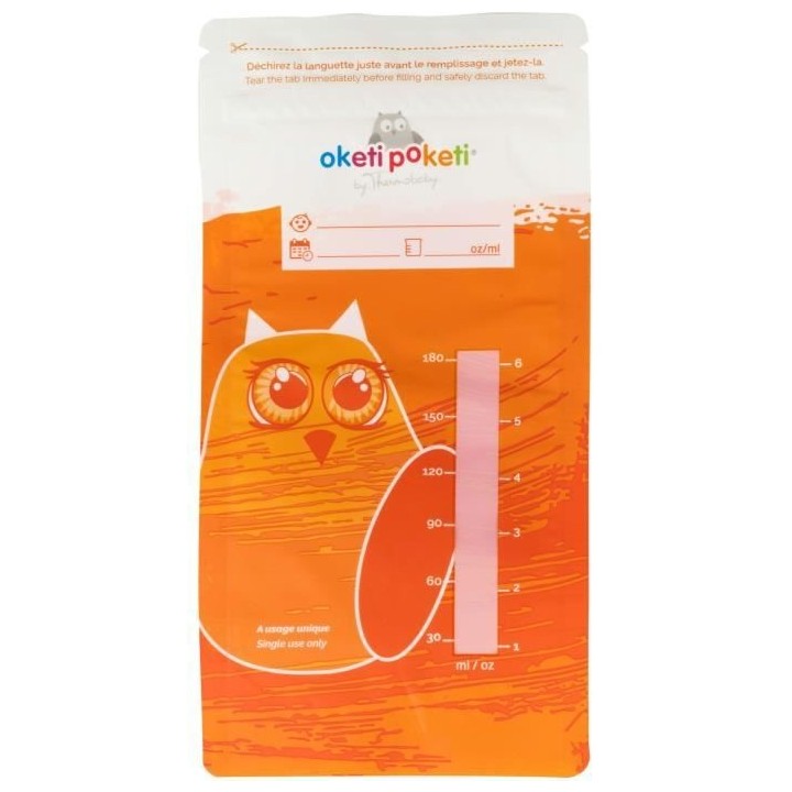 OKETI POKETI 25 SACHETS DE CONSERVATION DE LAIT