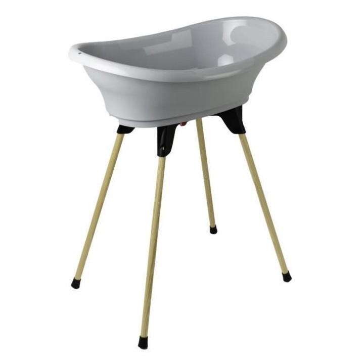 THERMOBABY Pack baignoire VASCO 7 En 1 Gris Charme - Fabriqué en Fran
