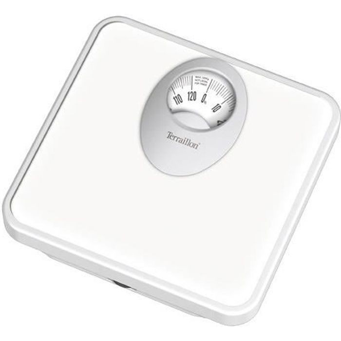/pese-personne-impedancemetre-balance/32856-terraillon-balance-pese-personne-mecanique-grand-cadran-rotatif-plateforme-metallique-120kg-max-modele-t61-blanc-3094570077347.html